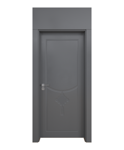 BY-4034V Porte intérieure laqué Vitrée